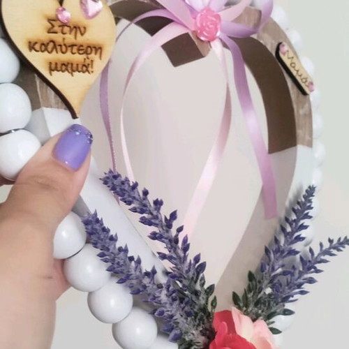 Wooden hanging decorative heart for mom new