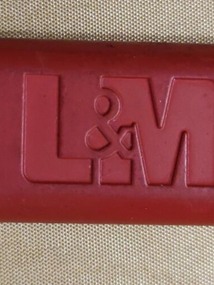 Collectible lighter used with L&M logo red color