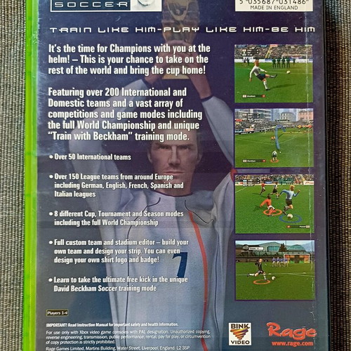 David Beckham Soccer Xbox game used