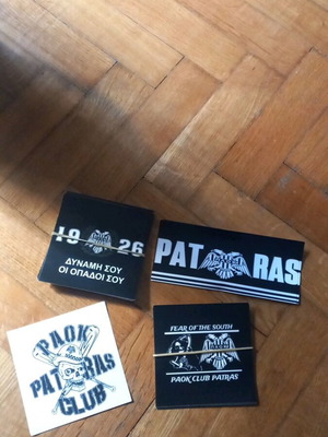 PAOK stickers new, pack of 10 pieces