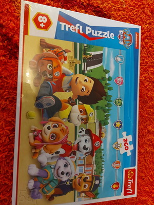 Puzzle Paw Patrol new, 260 pieces, 8+