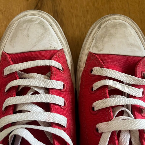 Converse All Star athletic shoes used, red, size 39