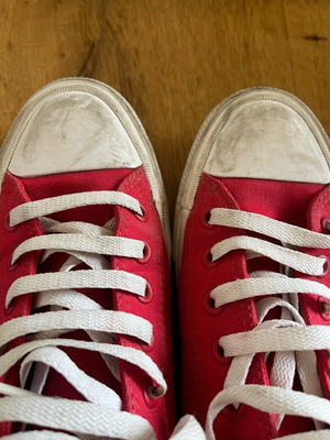 Converse All Star athletic shoes used, red, size 39