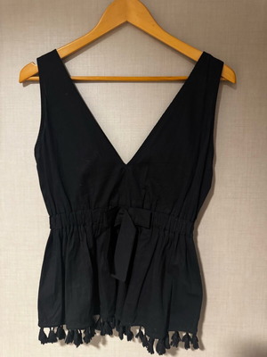 Attrattivo black blouse like new, size S