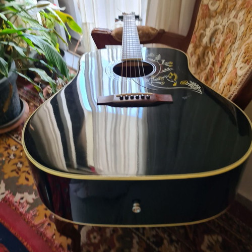 Aria Custom 7451B Vintage Acoustic Guitar used, 1976 Matsumoku