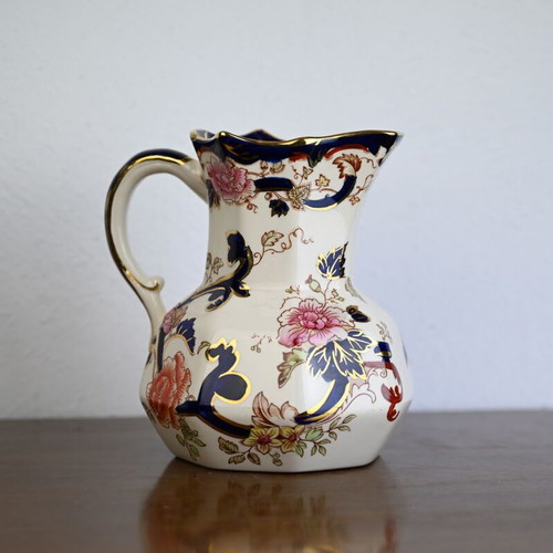 Mason's Ironstone Mandalay jug like new, Imari floral design