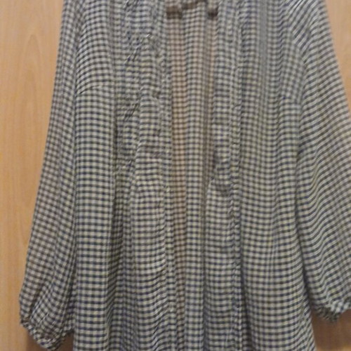 M&S Long Shirt XXL White and Blue Striped like new