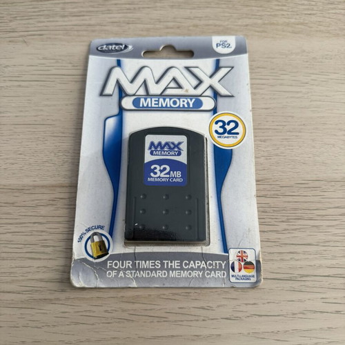 PlayStation 2 Memory Card 32MB Max Memory sealed, new