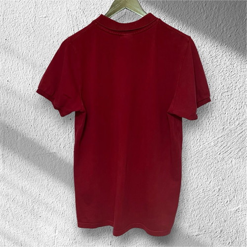 Lacoste polo shirt dark red, size XL, like new