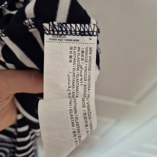 Mango maxi summer dress striped nautical style