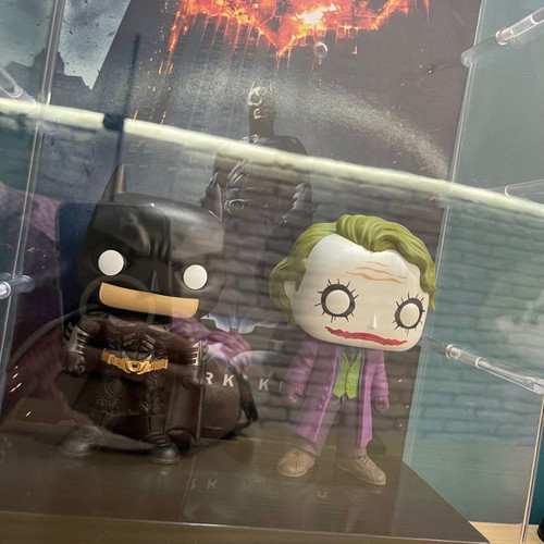 Funko POP! Batman and Joker The Dark Knight 2-pack set like new