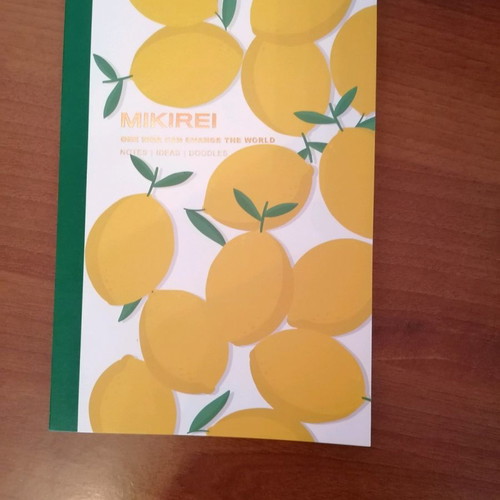 Shoulder bag with lemons and matching notebook new