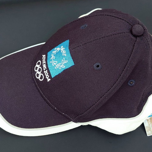 Athens 2004 Olympic Games collectible jockey cap, new with tag