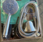 Multi-Function Handheld Shower Head Set new, chrome finish
