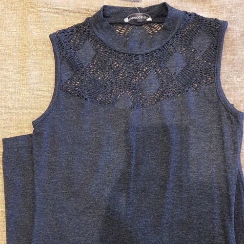 Rebecca Blu sleeveless dress size S new with lace detail