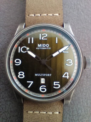 Mido Multifort Escape automatic watch like new, 44mm
