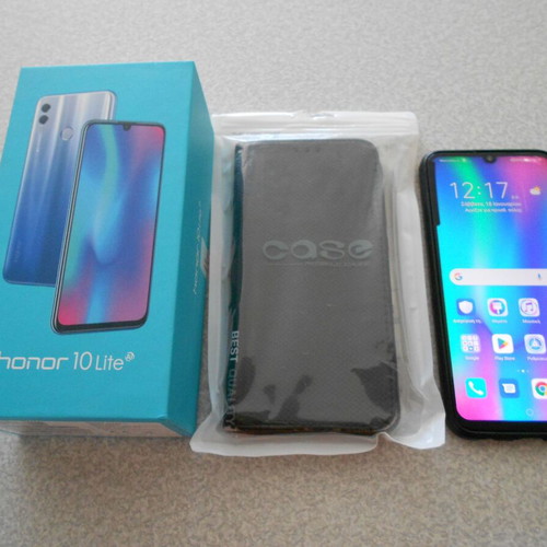 Honor 10 Lite 3GB 32GB used, black