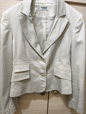 Paranoia women's jacket new, spring fitted beige XL
