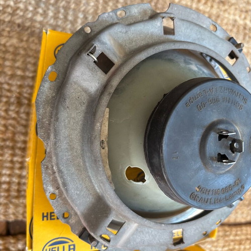 Φανάρια Hella H4 για VW Beetle ’68 μεταχειρισμένα, ζευγάρι με φακό LHD