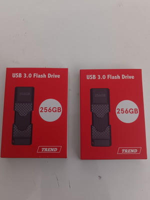 USB sticks new, pack of 2, 256GB, USB 3.0 flash drive
