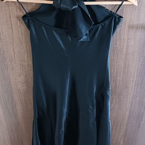 Know-How black dress with gold detail like new, size S