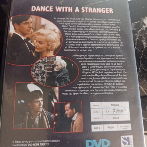 Dance With A Stranger DVD new