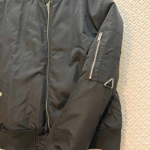 Bomber jacket Zara new, unisex, black, size S