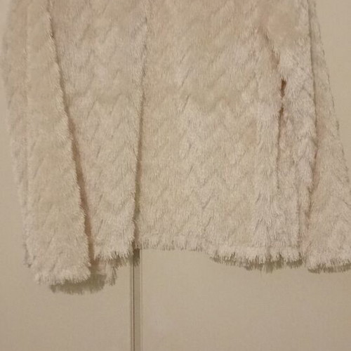 H&M official cardigan like new, beige, fluffy, size XS