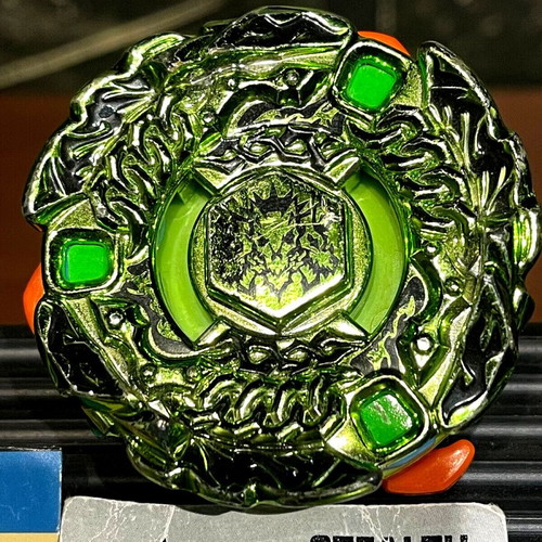 Beyblade XTS Stealth Battler X-201 Kerbecs Blade Blast used with launcher and card