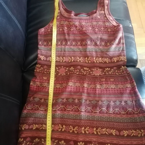 Peruvian Connection Rante Dress like new, warm colors, 100% cotton