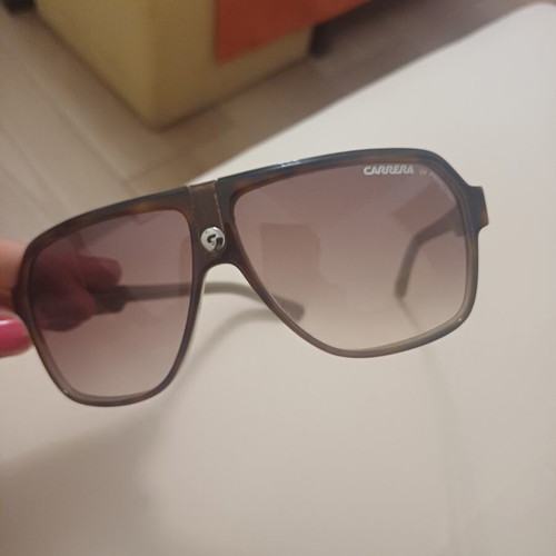 Carrera 33 Unisex Navigator Sunglasses new, brown acetate frame