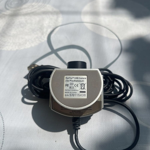 Eye Toy camera for PlayStation 2, genuine silver version
