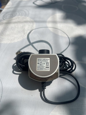Eye Toy camera for PlayStation 2, genuine silver version