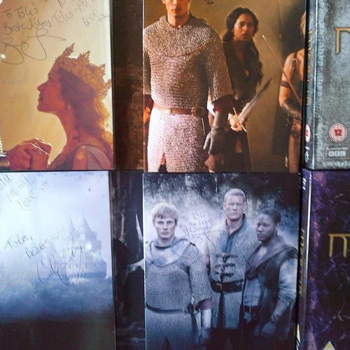 Merlin Boxset DVD Season 3 like new, personally autographed by main cast