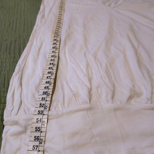 Mymoo white blouse with gold sequins on sleeves like new