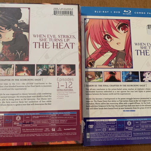 Shakugan no Shanna Season 1-3 Box Set Blu-Ray+DVD new, anime manga