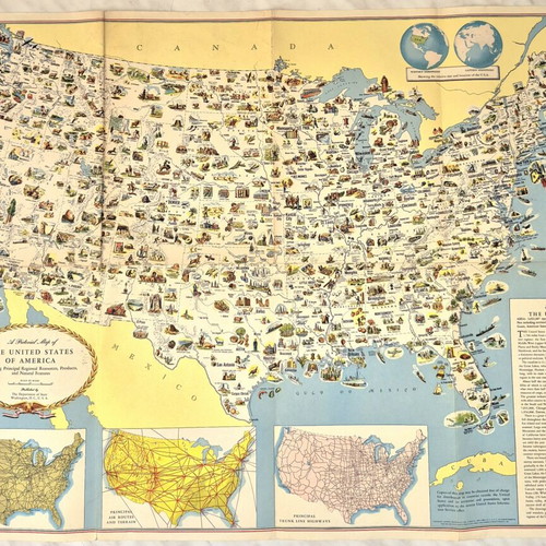 Travel guides and maps used, collection of 40 guides and 25+ maps