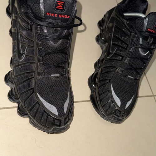 Nike Shox TL sneakers, size 44, black
