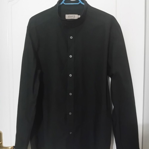 Calvin Klein men's dress shirt, black, XXL slim fit, 100% cotton