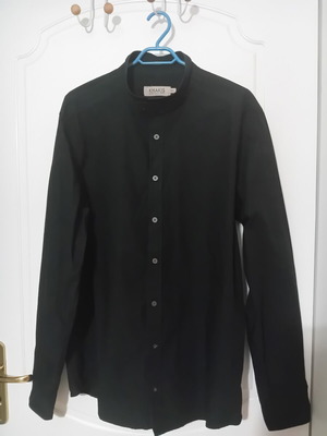 Calvin Klein men's dress shirt, black, XXL slim fit, 100% cotton