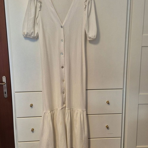 River Island dress used, broken ice white, size S