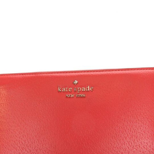 Kate Spade wallet used, coral color