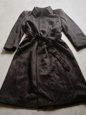 Vintage wool coat charcoal gray like new