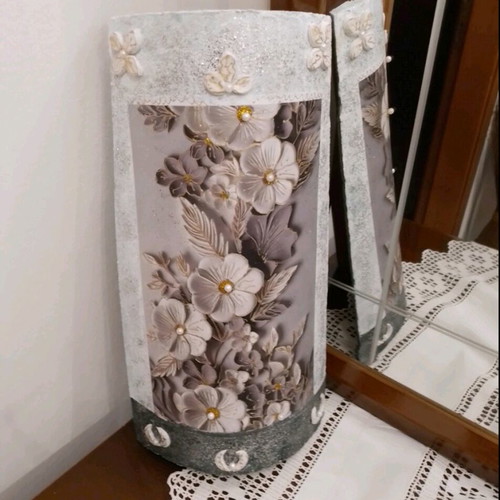Handmade ceramic decorative item used
