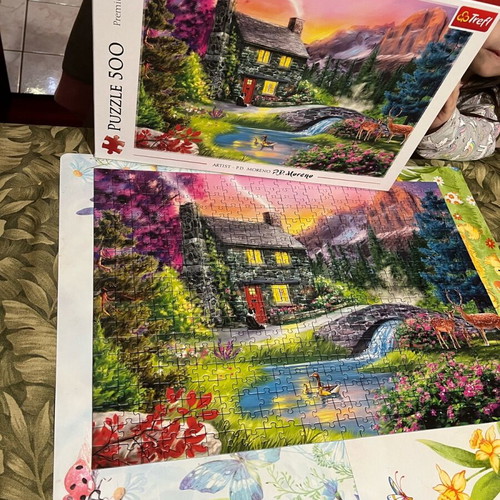 Puzzle 500 pieces like new, assembled once