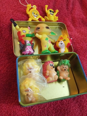Pokemon figures used, pack with box
