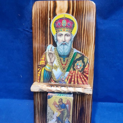 Wooden handmade calendar 2025 new with religious quotes
