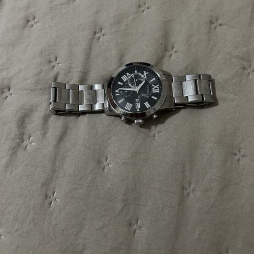 Hirsch men's wristwatch, silver