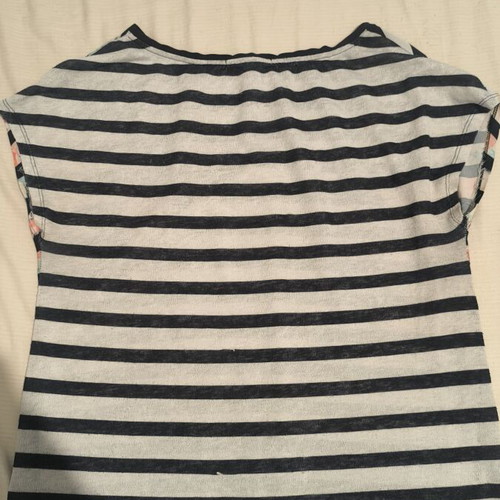 Bershka blouse black and white, size L