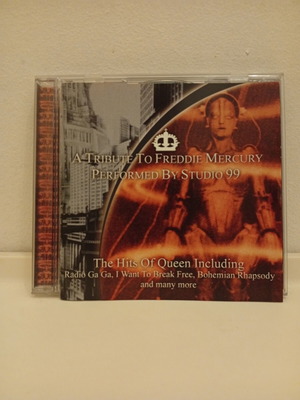 A Tribute To Freddie Mercury CD used by Studio 99, rock